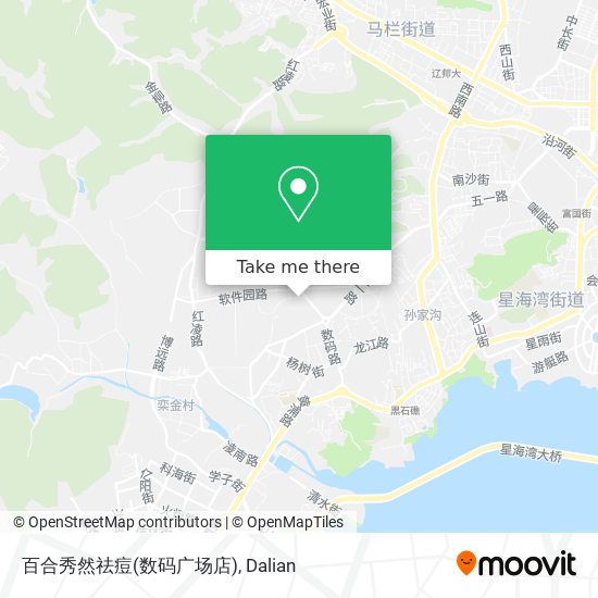 百合秀然祛痘(数码广场店) map