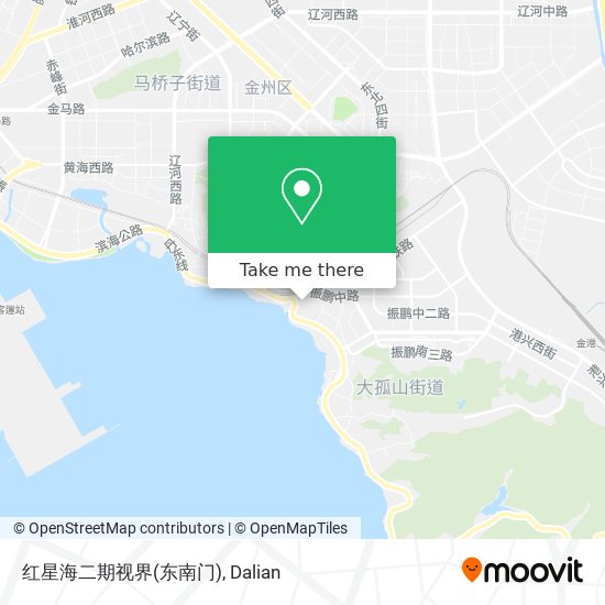 红星海二期视界(东南门) map