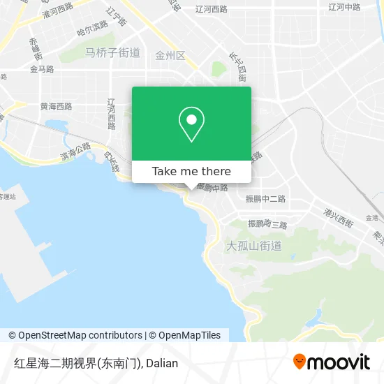 红星海二期视界(东南门) map