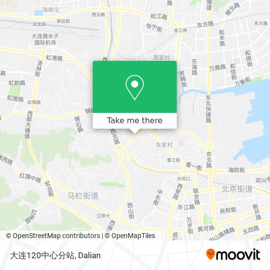大连120中心分站 map