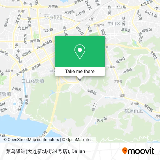 菜鸟驿站(大连新城街34号店) map