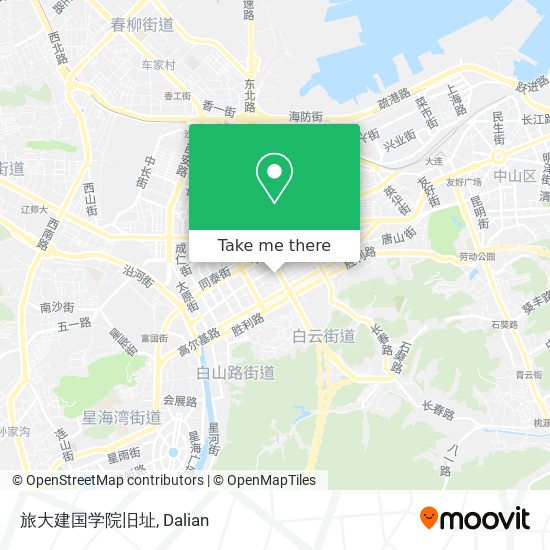 旅大建国学院旧址 map