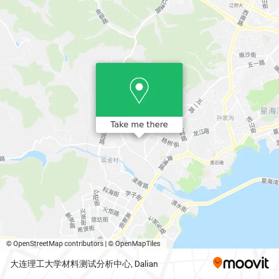 大连理工大学材料测试分析中心 map