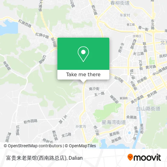 富贵来老菜馆(西南路总店) map