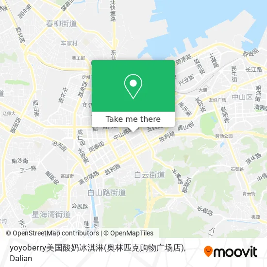 yoyoberry美国酸奶冰淇淋(奥林匹克购物广场店) map