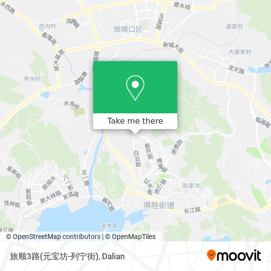 旅顺3路(元宝坊-列宁街) map