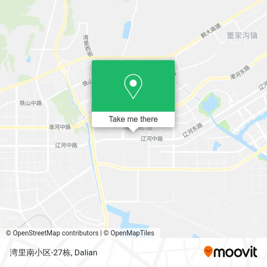 湾里南小区-27栋 map