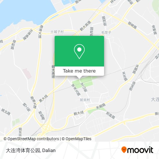 大连湾体育公园 map