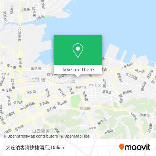 大连泊客湾快捷酒店 map