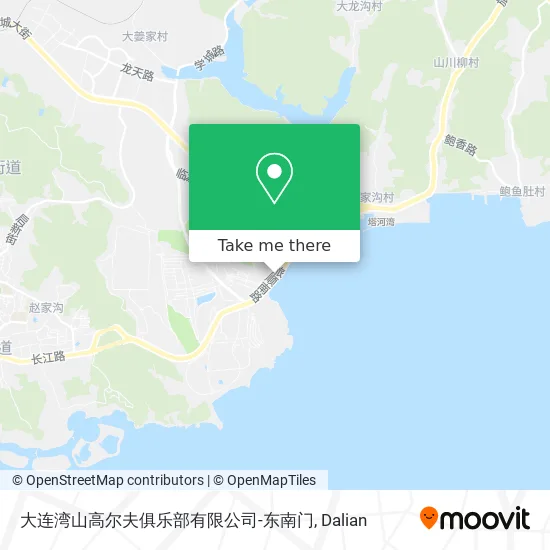大连湾山高尔夫俱乐部有限公司-东南门 map