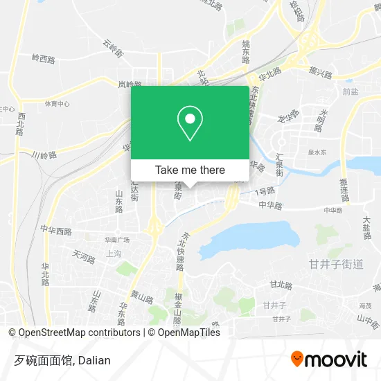 歹碗面面馆 map