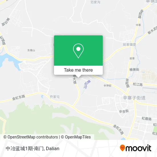 中冶蓝城1期-南门 map
