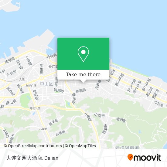大连文园大酒店 map