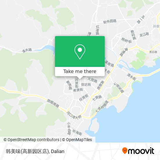 韩美味(高新园区店) map
