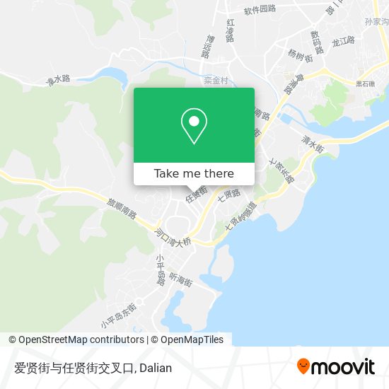 爱贤街与任贤街交叉口 map