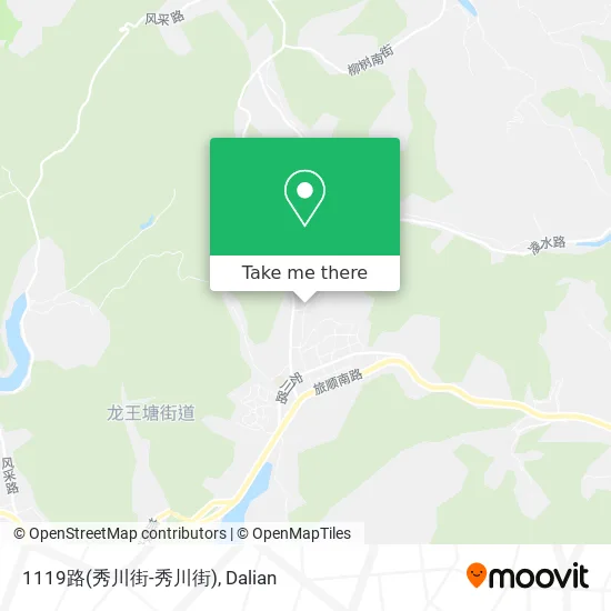 1119路(秀川街-秀川街) map