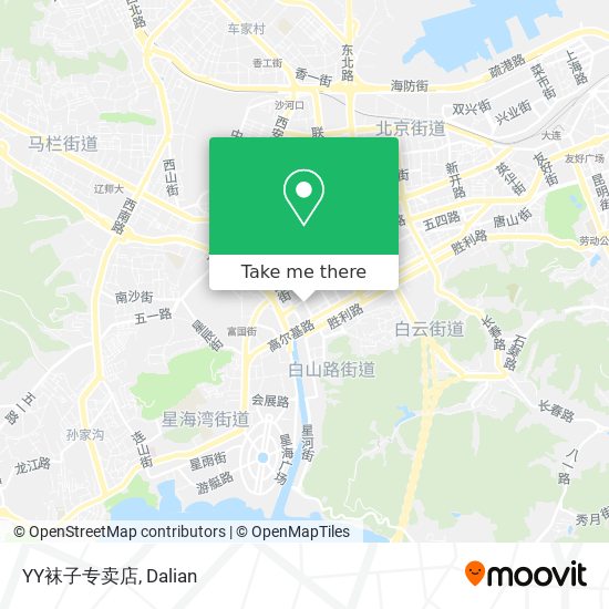 YY袜子专卖店 map