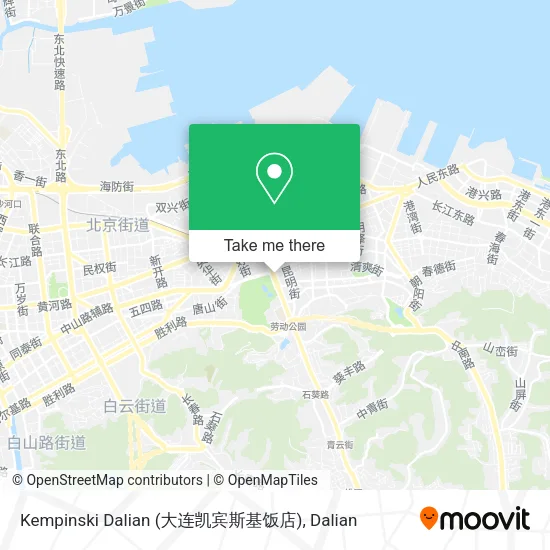 Kempinski Dalian (大连凯宾斯基饭店) map