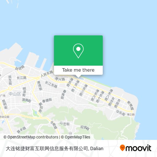 大连铭捷财富互联网信息服务有限公司 map
