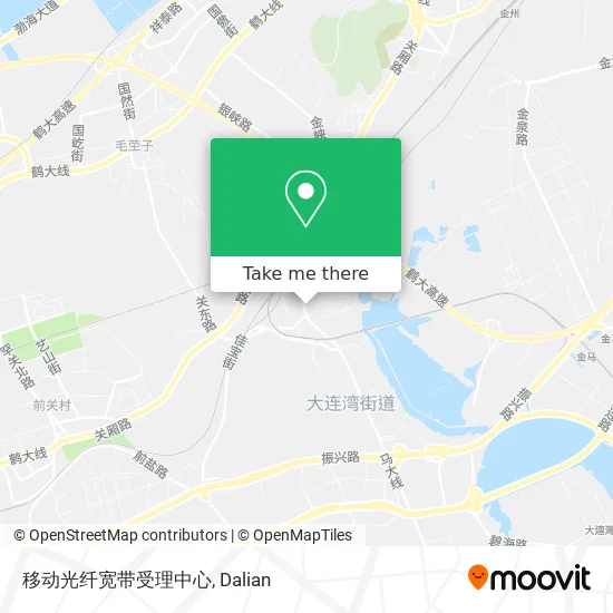 移动光纤宽带受理中心 map