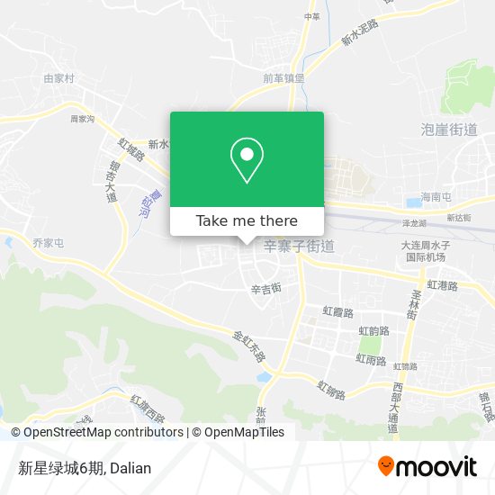 新星绿城6期 map