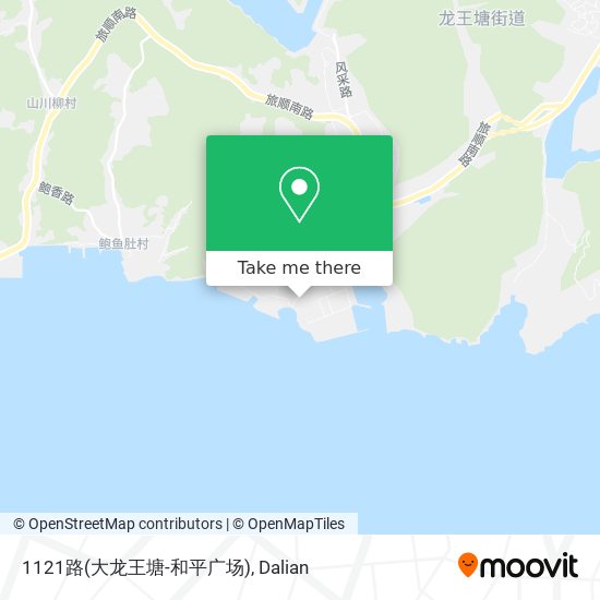 1121路(大龙王塘-和平广场) map