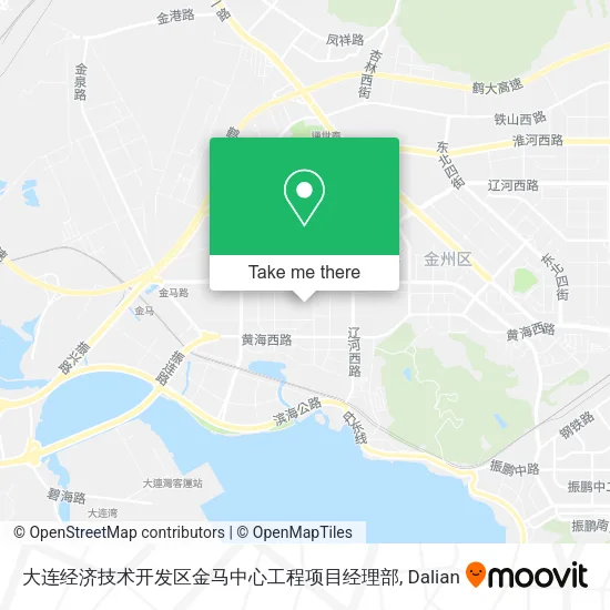 大连经济技术开发区金马中心工程项目经理部 map