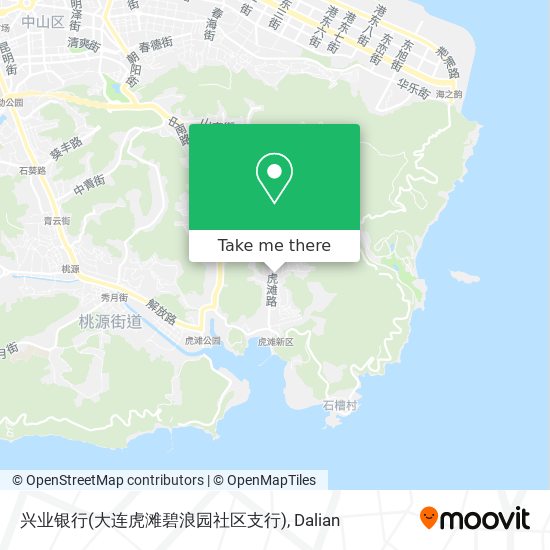 兴业银行(大连虎滩碧浪园社区支行) map