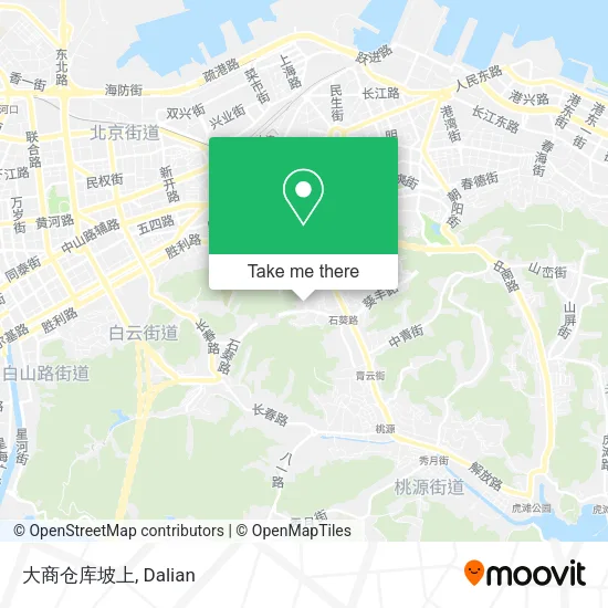 大商仓库坡上 map