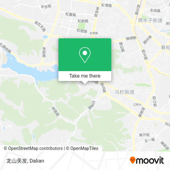 龙山美发 map