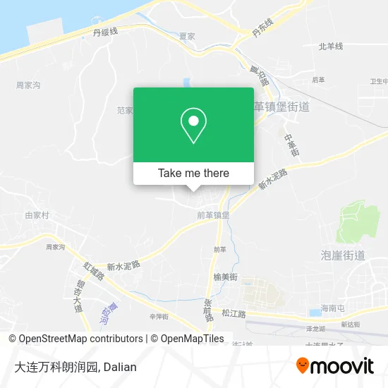 大连万科朗润园 map