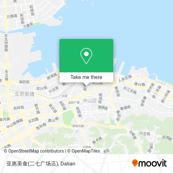 亚惠美食(二七广场店) map