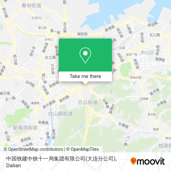中国铁建中铁十一局集团有限公司(大连分公司) map