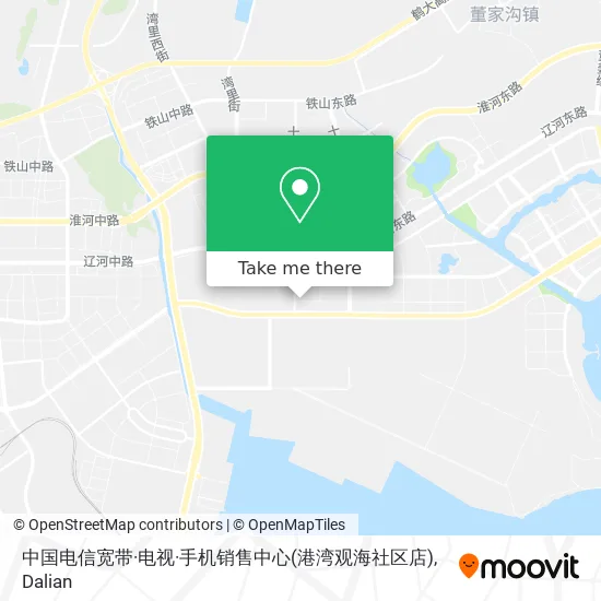 中国电信宽带·电视·手机销售中心(港湾观海社区店) map