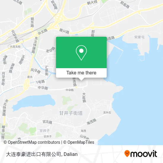 大连泰豪进出口有限公司 map