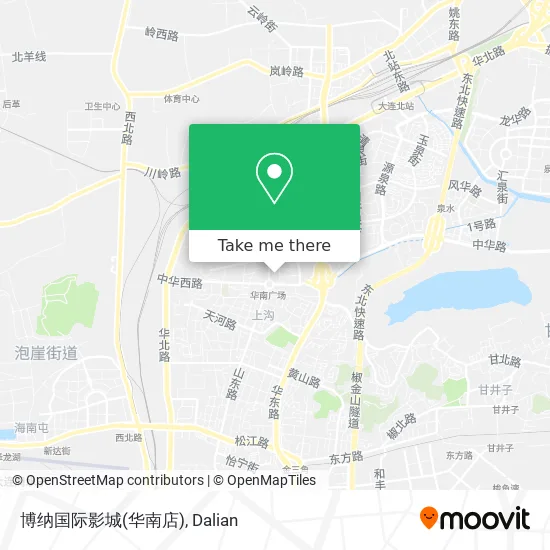 博纳国际影城(华南店) map