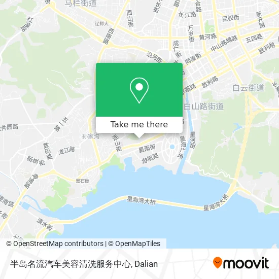 半岛名流汽车美容清洗服务中心 map