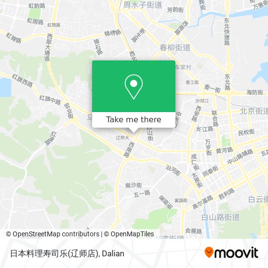 日本料理寿司乐(辽师店) map