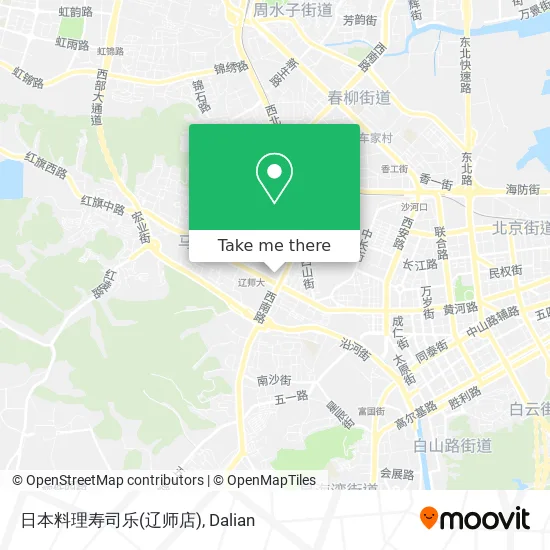 日本料理寿司乐(辽师店) map