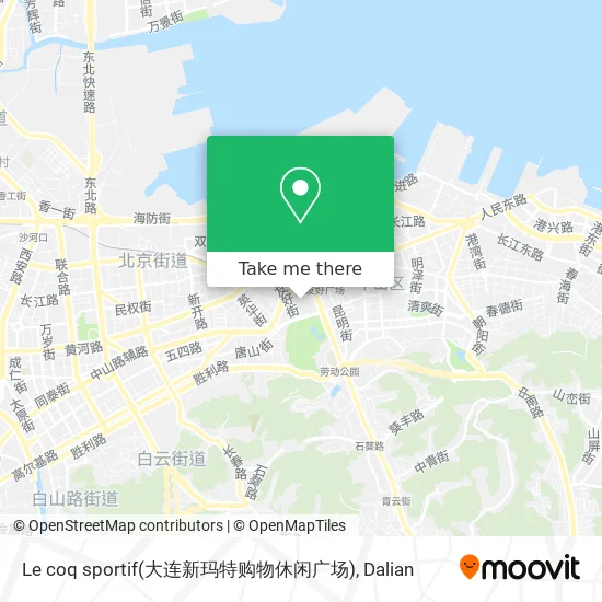 Le coq sportif(大连新玛特购物休闲广场) map