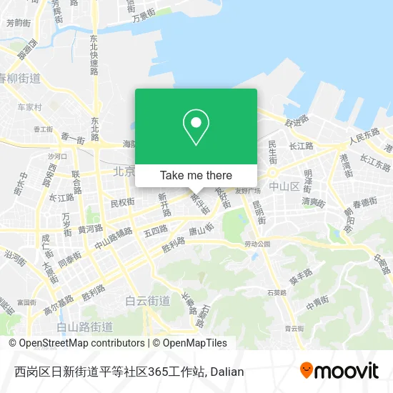 西岗区日新街道平等社区365工作站 map