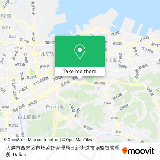 大连市西岗区市场监督管理局日新街道市场监督管理所 map