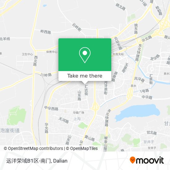 远洋荣域B1区-南门 map