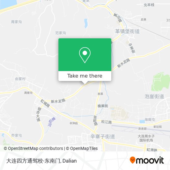 大连四方通驾校-东南门 map