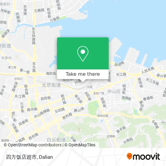 四方饭店超市 map