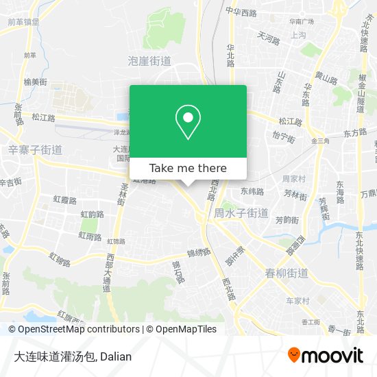 大连味道灌汤包 map