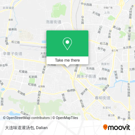 大连味道灌汤包 map