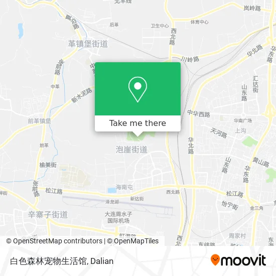 白色森林宠物生活馆 map