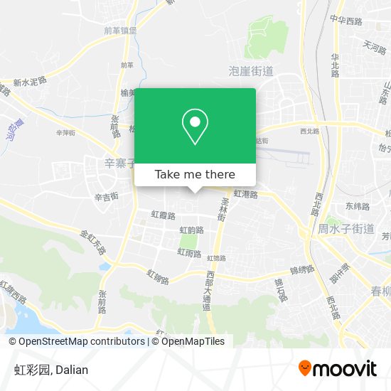虹彩园 map