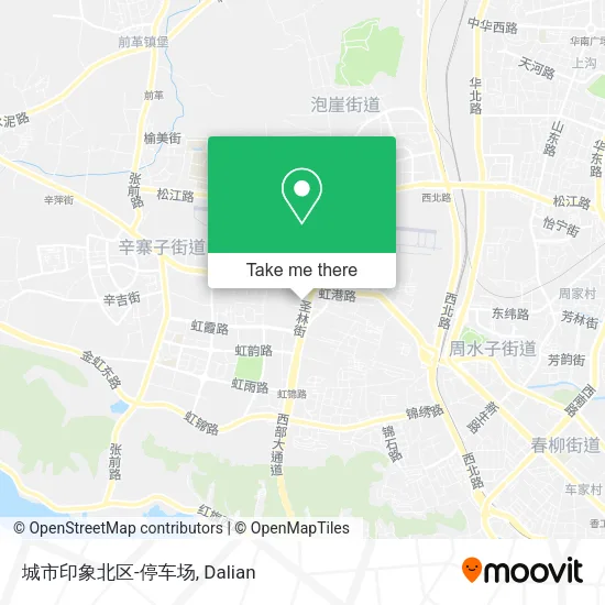 城市印象北区-停车场 map